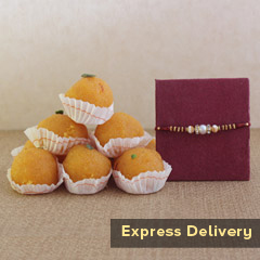 The Sweetest Surprise - Rakhi Same Day Delivery