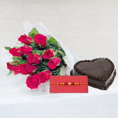 Raksha Bandhan Fondness - Rakhi With Cake