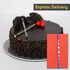 Special Rakhi combo - Rakhi With Cake