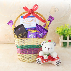 Cutest Choco Gift Hamper - Handbags And Wallets