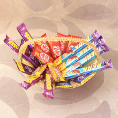 Choco Basket for Her - Rakhi Gifts For Married Sisters