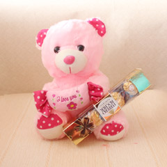 Teddy N Chocolates - Return Gifts for Sister