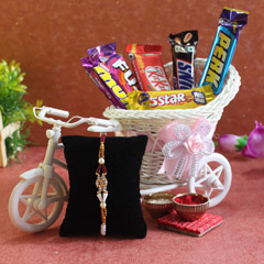 The Basket of Love - Personalized Rakhi Gifts For Brother