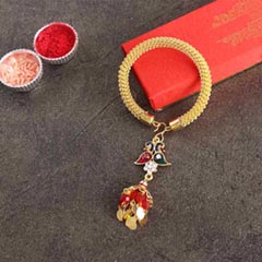 Marvellous Lumba Rakhi - Lumba for Bhabhi