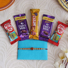BLISSFUL RAKHI COMBO FOR BROTHER - Rakhi Sale