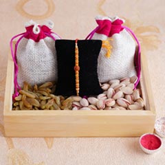 Delightful Rakhi combo of love - Personalized Rakhi Gifts For Brother