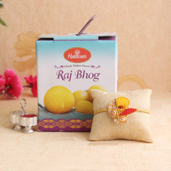 Love for brother - Zardosi Rakhi