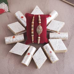 Happiness and joy Rakhi combo - Set of 2 Rakhis