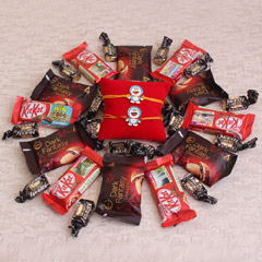 Adorable Rakhi Hamper - Set of 2 Rakhis