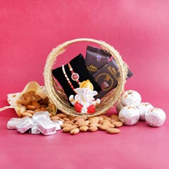 Traditional Rakhis Hamper - Personalized Rakhi Gifts For Brother