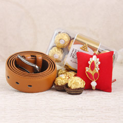 Adorable Bhaiya Rakhi - Zardosi Rakhi
