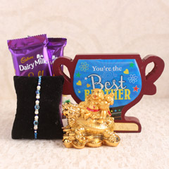 Feng Shui Rakhi Hamper - Personalized Rakhi Gifts For Brother