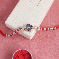 Meenakari AD Rakhi - Send Rakhi to Kanpur