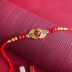 Ganpati Pearl Rakhi - Rakhi Sale