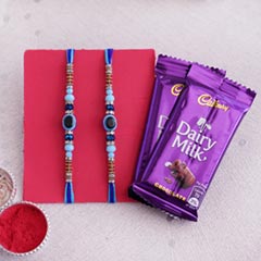 Feng Shui Rakhi Set with Chocolates - Rakhi with Chocolates