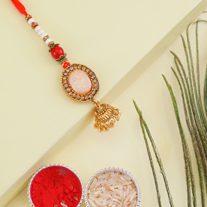 Jhumka Lumba Rakhi - Lumba for Bhabhi