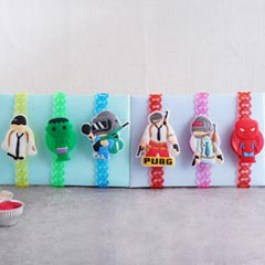 Superhero Rakhi Set of 6 - Rakhi Sets