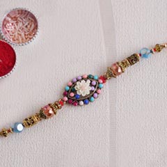 Designer Beaded Rakhi - Rakhi for Brother