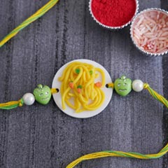 Kids Foodie Rakhi for Noodles Lover - Rakhi Below 399