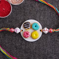 Donut Rakhi for Kids - Rakhi Below 399