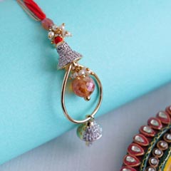 Jhumka Lumba Rakhi for Bhabhi - Lumba for Bhabhi