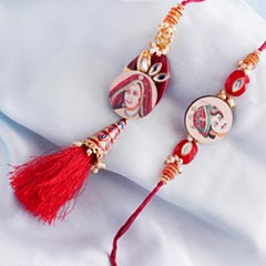 Ethnic Bhaiya Bhabhi Rakhi Set - Lumba for Bhabhi
