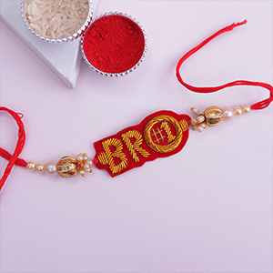 Bro Marwadi Rakhi - Zardosi Rakhi