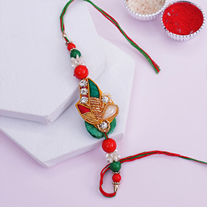 Marwadi Zardosi Rakhi - Zardosi Rakhi