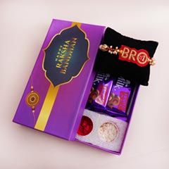 Signature Box with Chocolates N Bro Rakhi