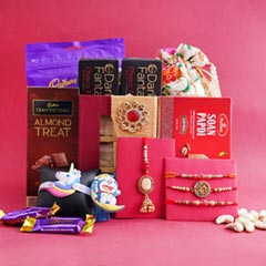 Complete Rakhi Gift Hamper for Family - Send Rakhi to Faridabad