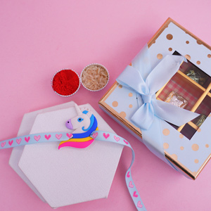 Cute Unicorn Rakhi for Kids Combo - Send Rakhi to Kolkata