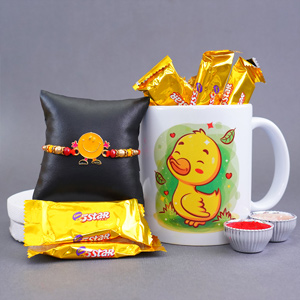 Smiley Kids Rakhi with Mug Gift Pack