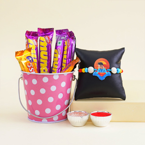 Superman Rakhi for Kids with Chocolates Gift Pack