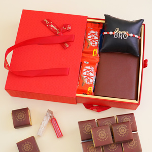 AD Amazing Bro Rakhi with Chocolates in Designer Box