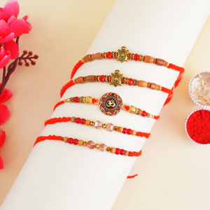 Bhaiya Rakhi Set of Five - Set of 5 Rakhis