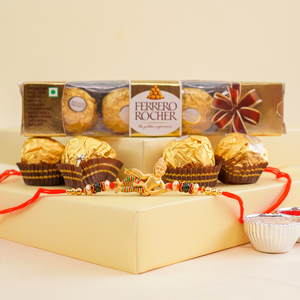 Laddu Gopal Krishna Rakhi with Chocolates - Rakhi with Chocolates