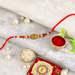 Elegant Beads Ik Onakr Rakhi Thread - Exclusive Rakhi to UK