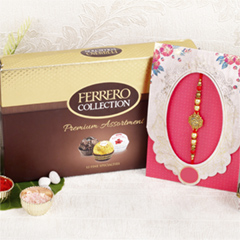 Pious Khanda Sahib Rakhi - Rakhi Chocolates to UK