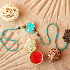 Sneh Lovely Dino Rakhi - Rakhi Cards to UAE