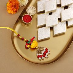 Parrot Lumba and 500 kaju Katli - Rakhi Sweets to UAE