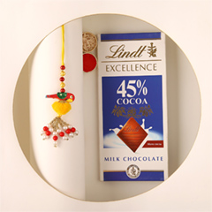 Parrot Lumba and 1 Lindt bar - Rakhi Chocolates to UAE