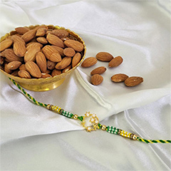 Glamorous Rakhi with Almond - Send Rakhi to New York