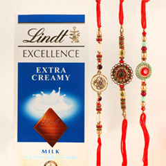 Lindt Rakhi Delight - Rakhi and Chocolates to USA