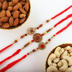 Healthy Rakhi Love - Rakhi and Dry Fruits to USA