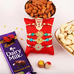 Rakhi Blessing Hamper Rakhis to USA - Exclusive Rakhi to USA
