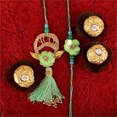 Divine Rakhi Celebration - Rakhi and Chocolates to USA
