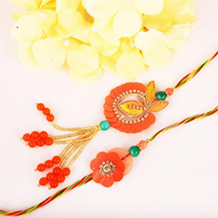 Pretty Bhaiya Bhabhi Rakhi to USA - Exclusive Rakhi to USA