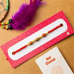 Rudraksh Rakhi - Rakhi Cards to Australia