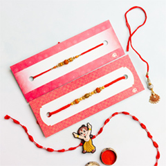 Prefect Family Rakhi set - Bhaiya Bhabhi Rakhi to Australia