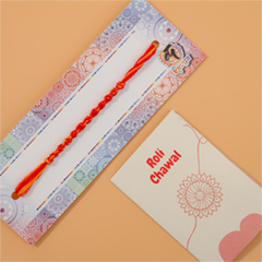 Handcrafted Dhaga Rakhi 1 - Rakhi Cards to Australia